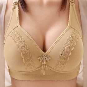 Anti-sagging Accessory Breast Push Up Bra Women's Underwear (Option: 38to85C-Apricot)