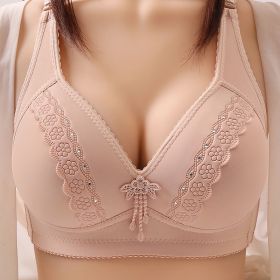 Anti-sagging Accessory Breast Push Up Bra Women's Underwear (Option: 38to85C-Cameo Brown)