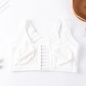 Front Closure Sports Bra For Women (Option: White-M)