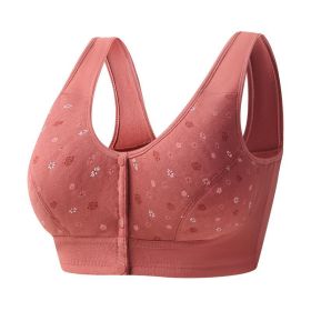 Women's Soft Cotton Vest Bra (Option: Caramel color-36or80)