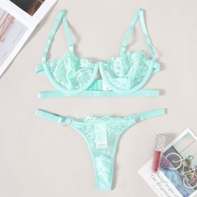 Women's Multi-color Underwear Suit (Option: Mint Green-M)