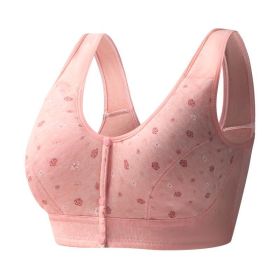 Women's Soft Cotton Vest Bra (Option: Pea sand-40or90)